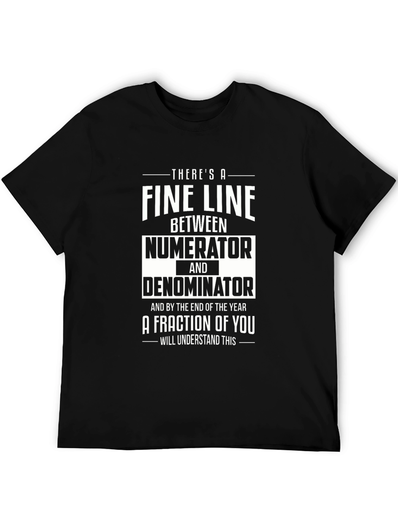 Fine Line Numerator & Denominator Graphic Tee