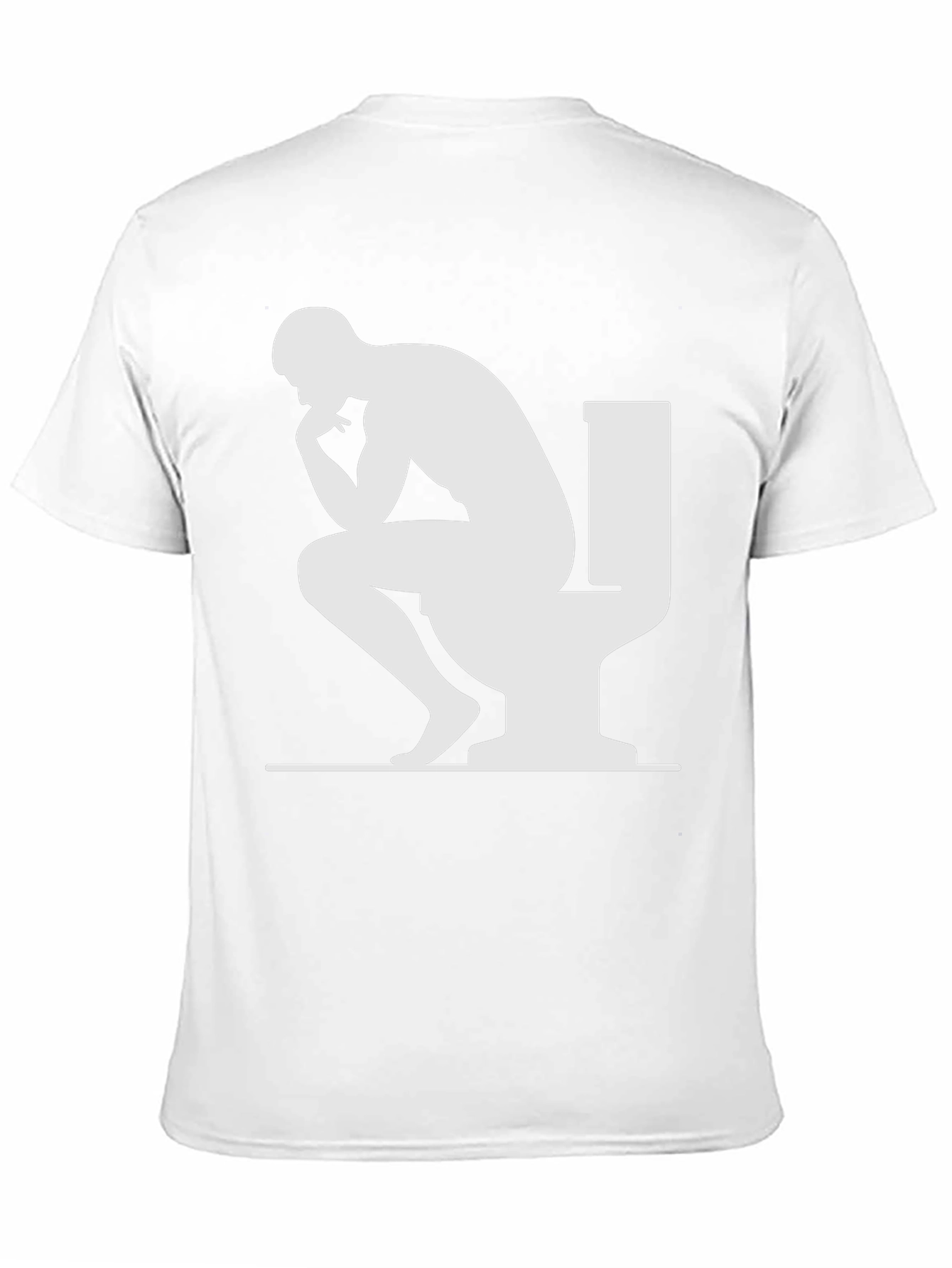 The Thinker on Toilet T-Shirt - Funny Graphic Tee