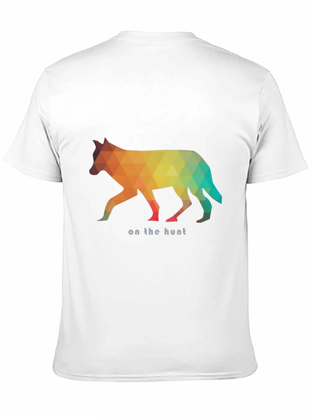 Geometric Wolf Graphic Tee - On the Hunt