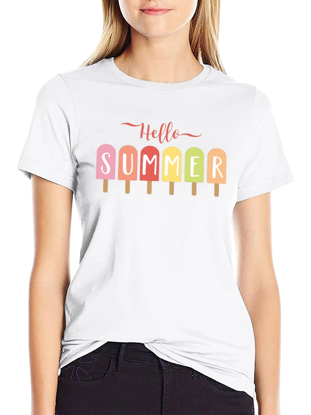 Hello Summer Popsicle Graphic Tee