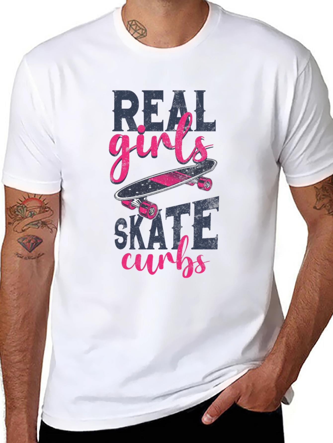 Real Girls Skate Curbs T-Shirt