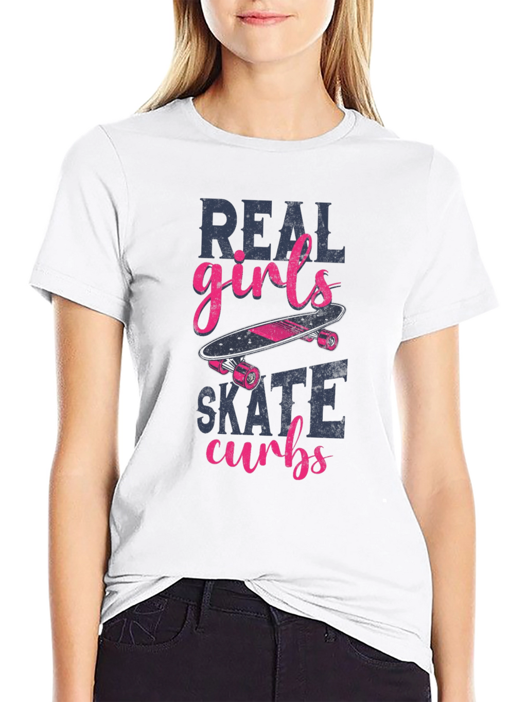 Real Girls Skate Curbs T-Shirt