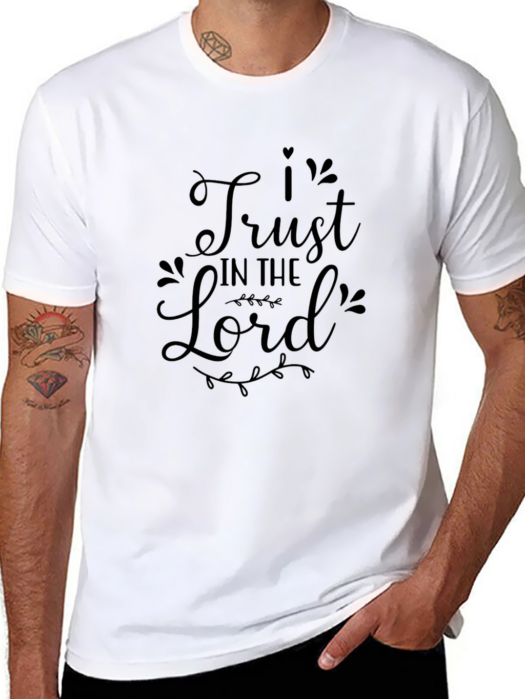 Trust in the Lord Black Graphic Tee