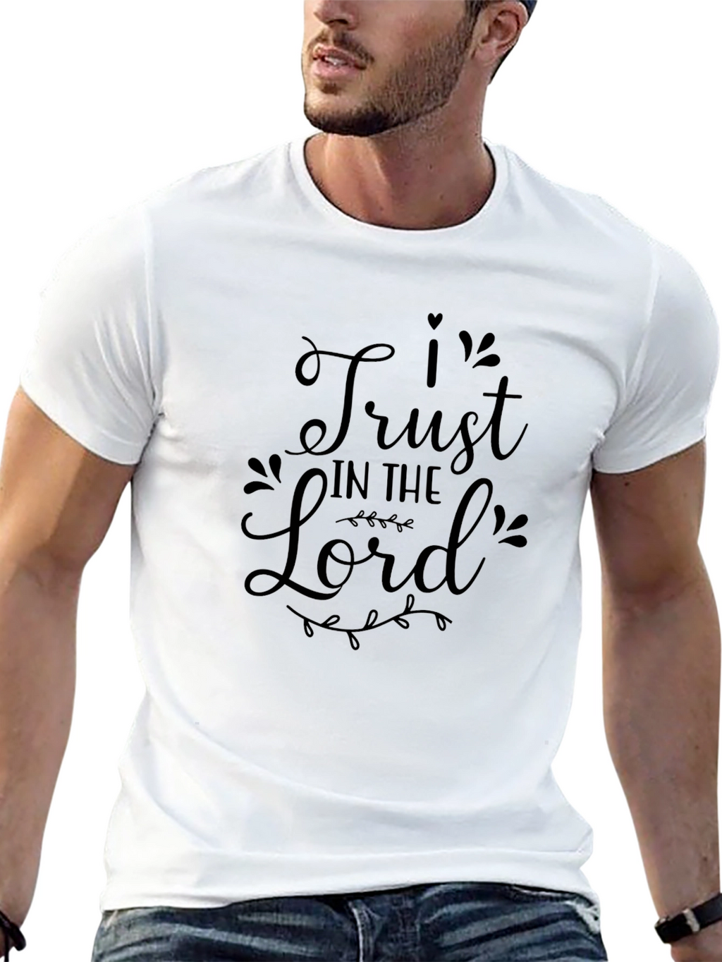 Trust in the Lord Black Graphic Tee