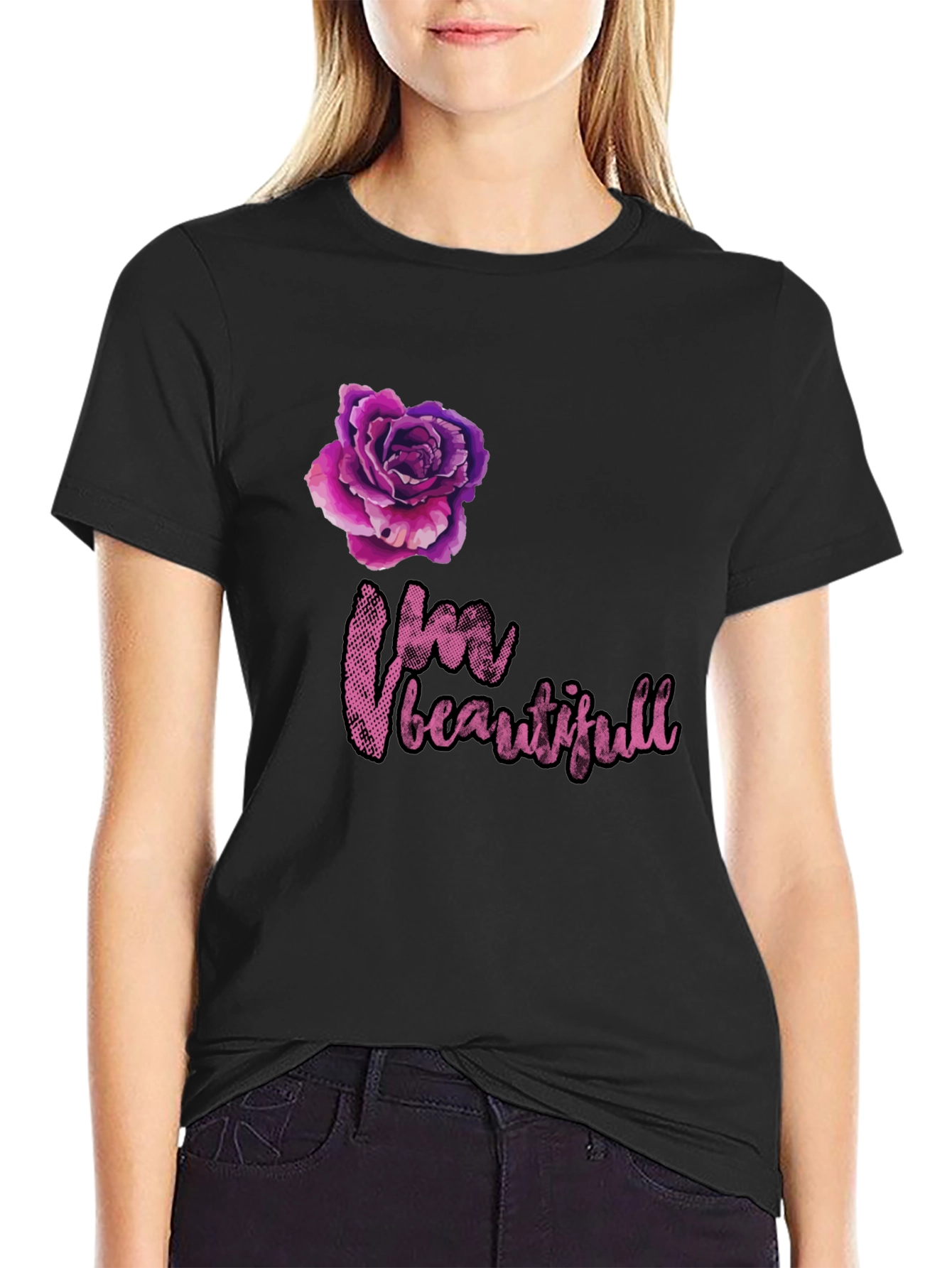 Im Beautiful Rose Graphic T-Shirt