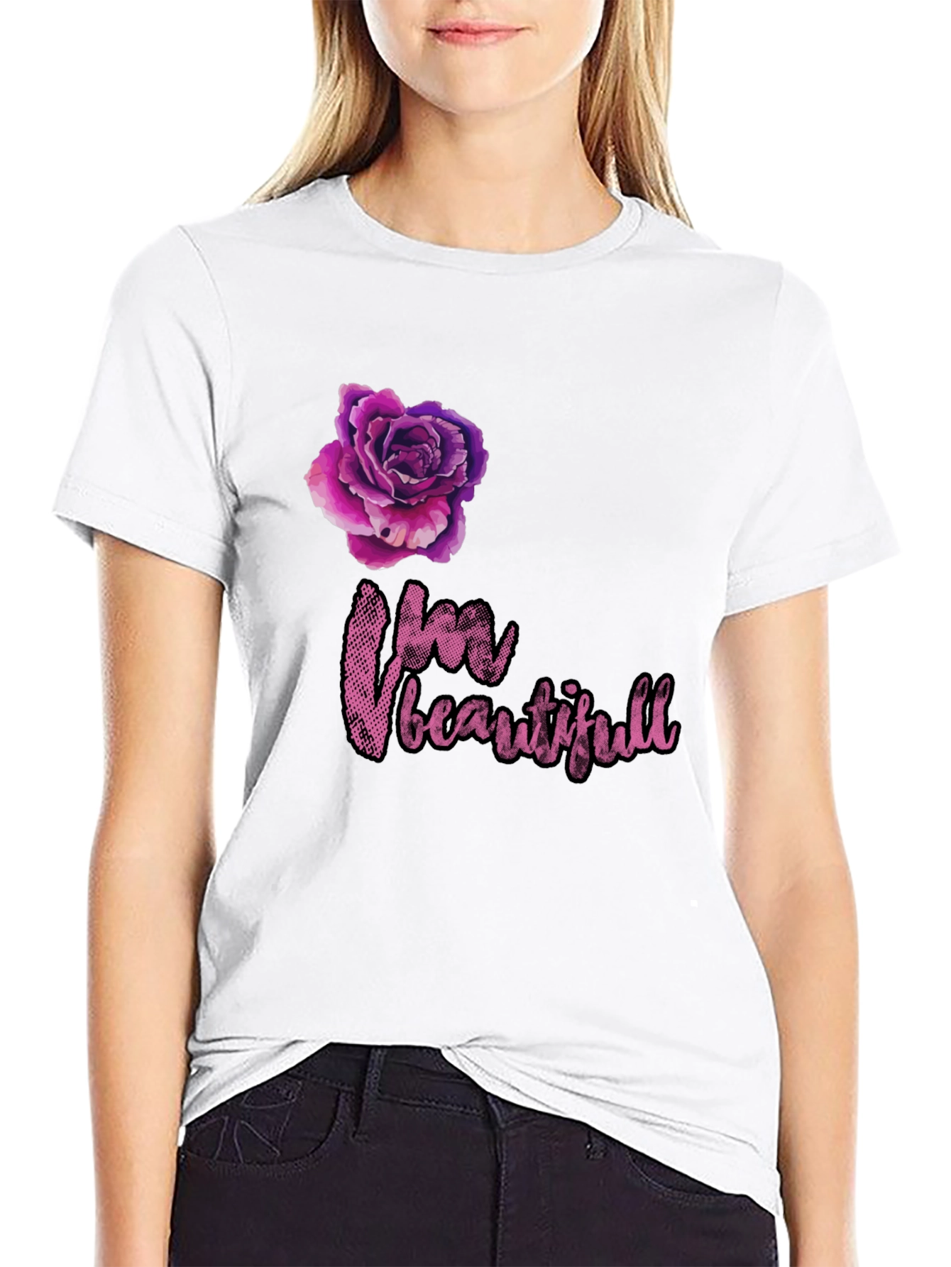 Im Beautiful Rose Graphic T-Shirt