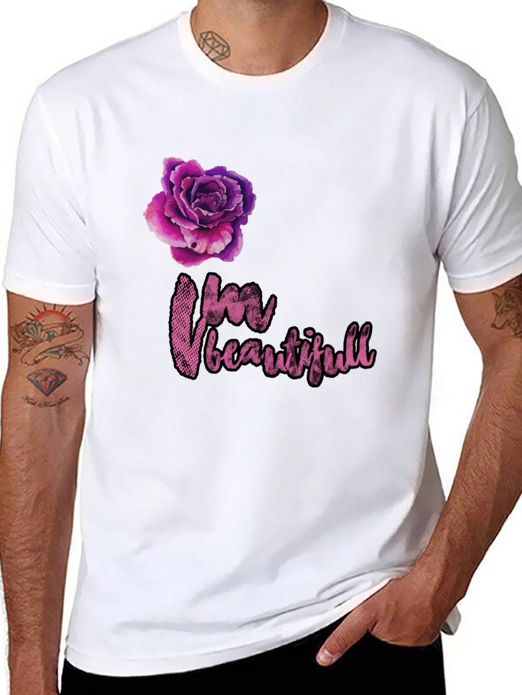 Im Beautiful Rose Graphic T-Shirt