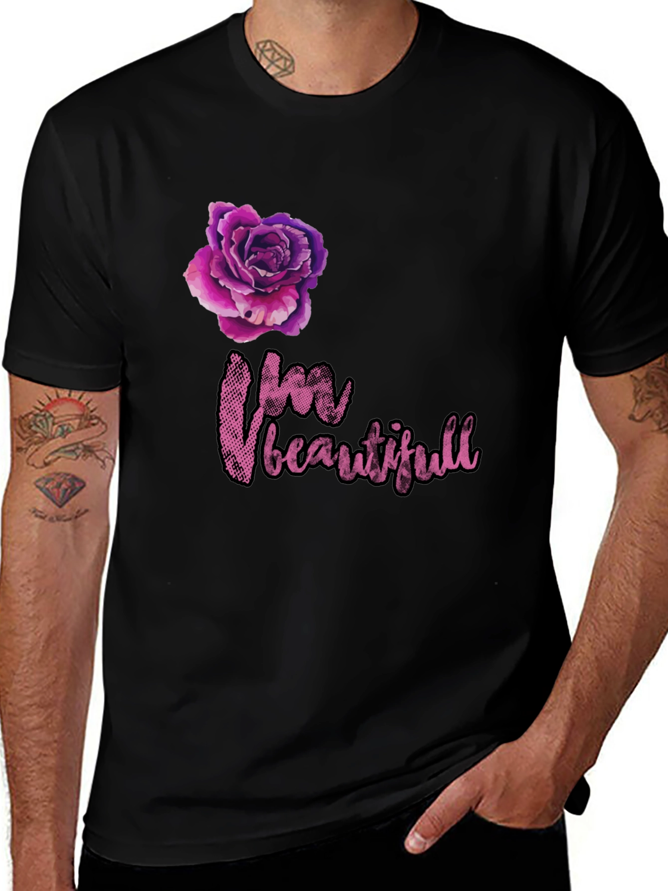 Im Beautiful Rose Graphic T-Shirt