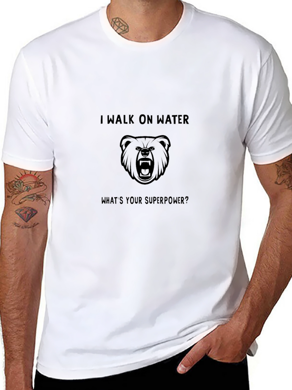 I Walk On Water T-Shirt - Funny Graphic Tee