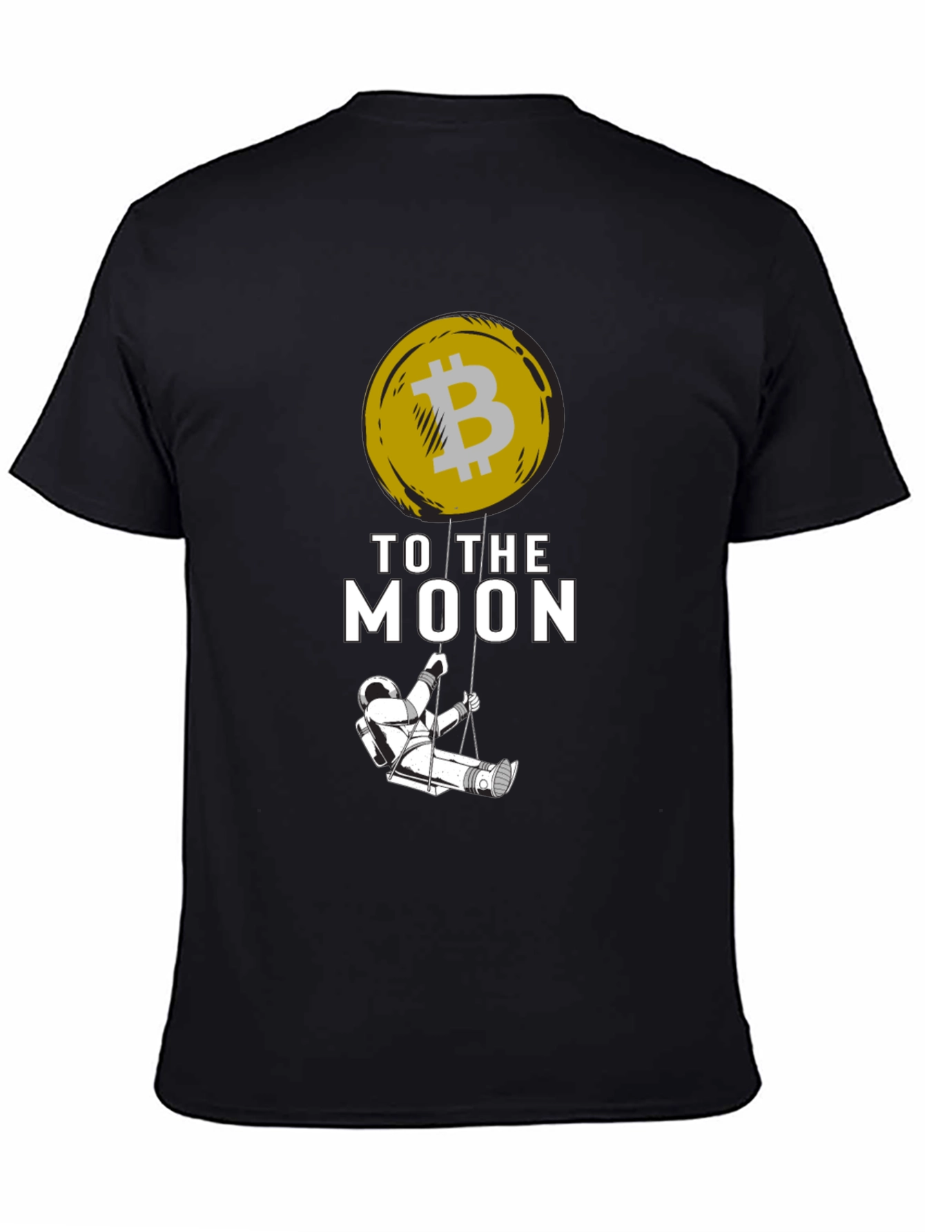 Bitcoin To The Moon Graphic T-Shirt