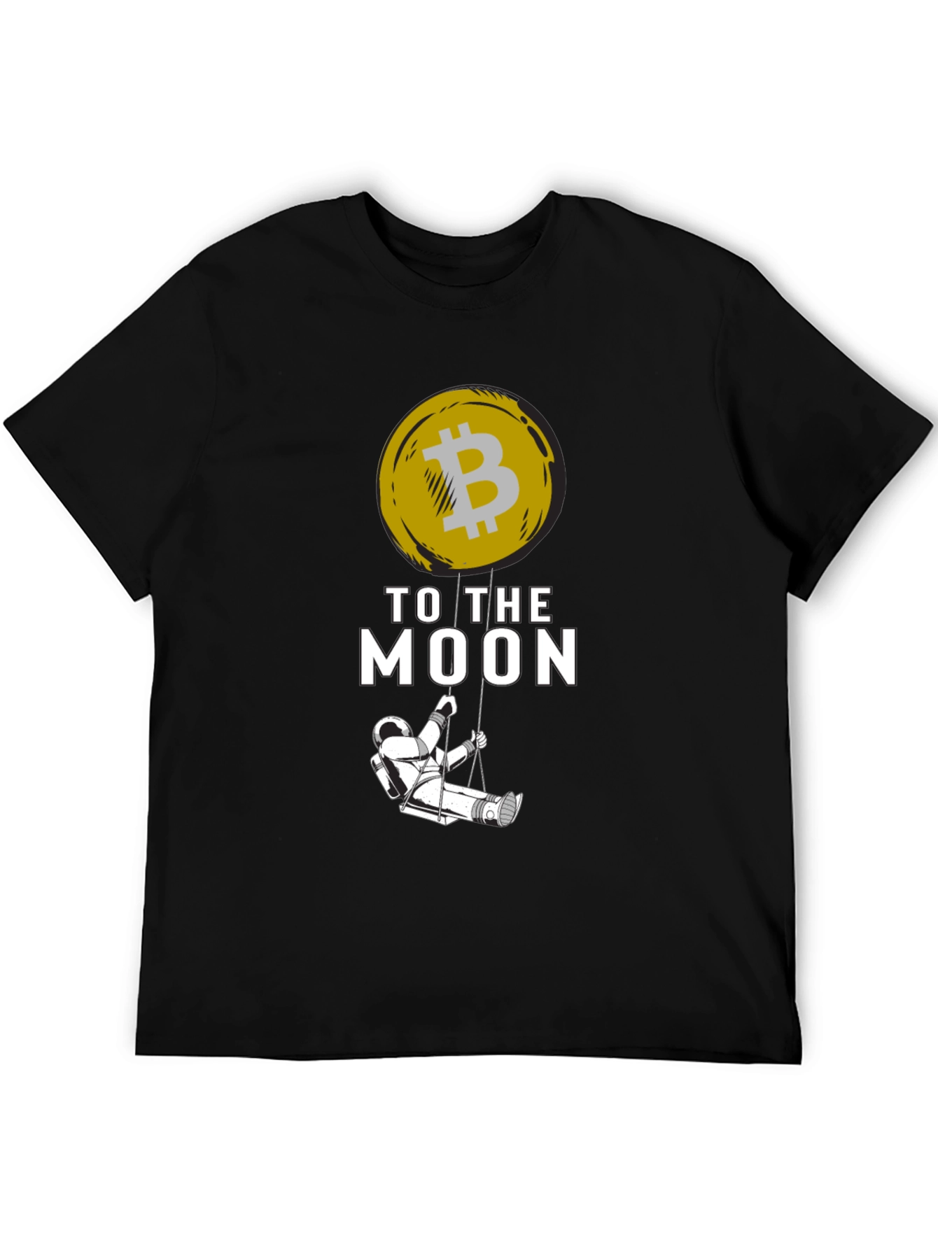 Bitcoin To The Moon Graphic T-Shirt