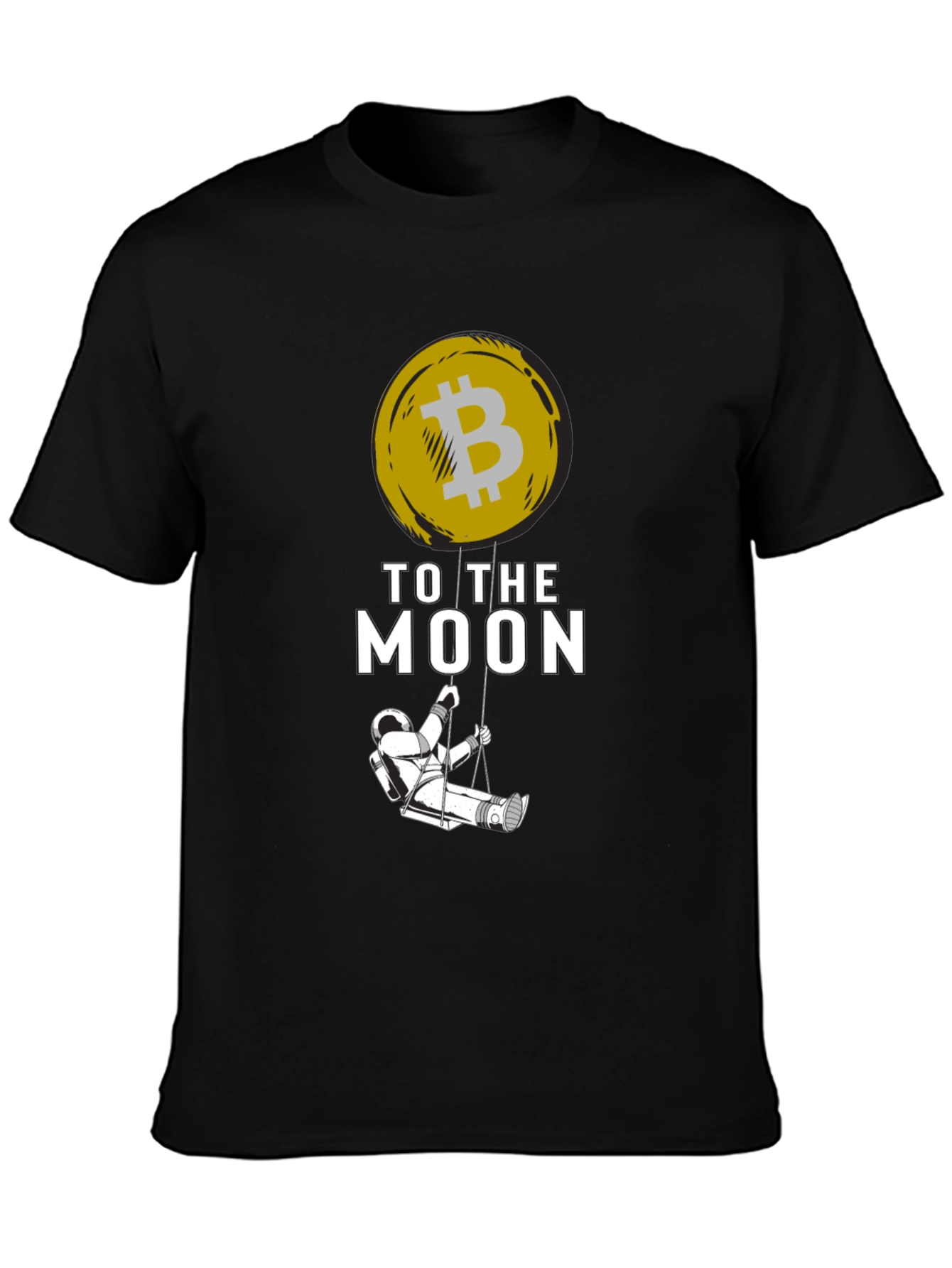 Bitcoin To The Moon Graphic T-Shirt