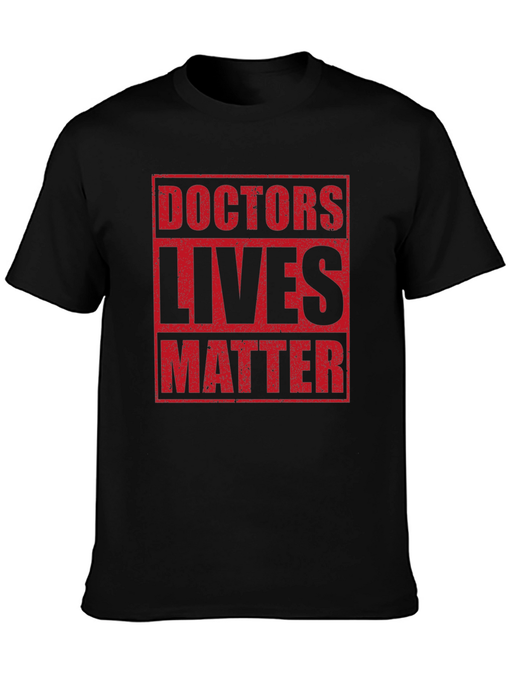 Doctors Lives Matter Graphic Tee - Black