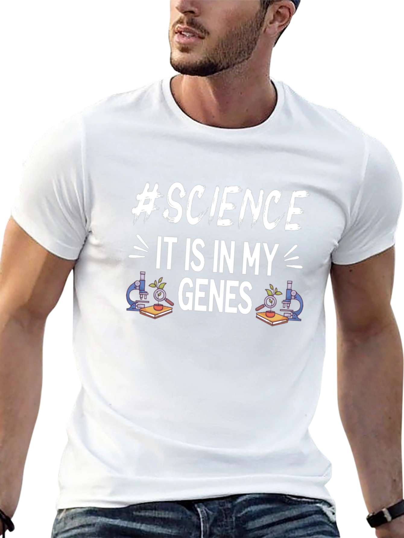 Science Genes T-Shirt - Black
