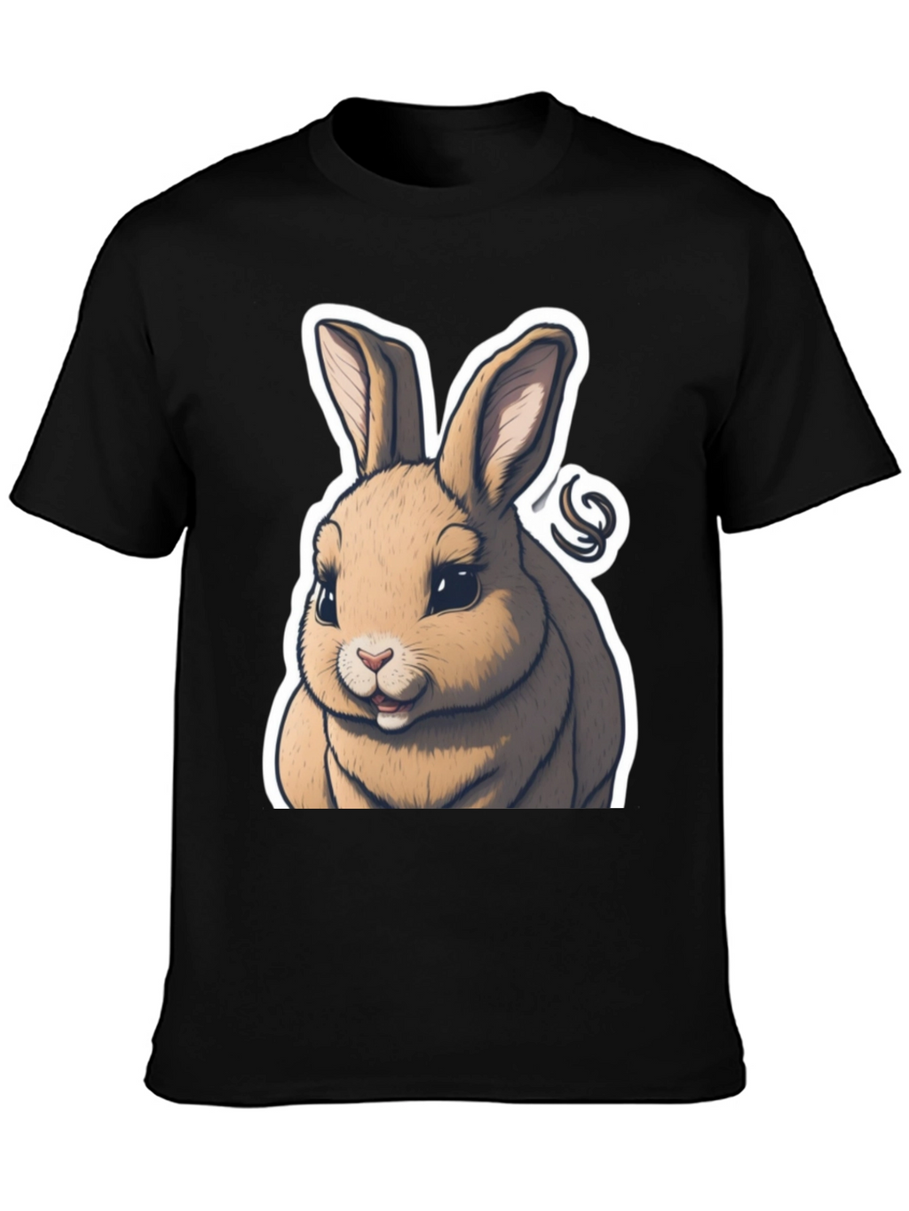 Bunny Graphic Tee - Soft Cotton Blend