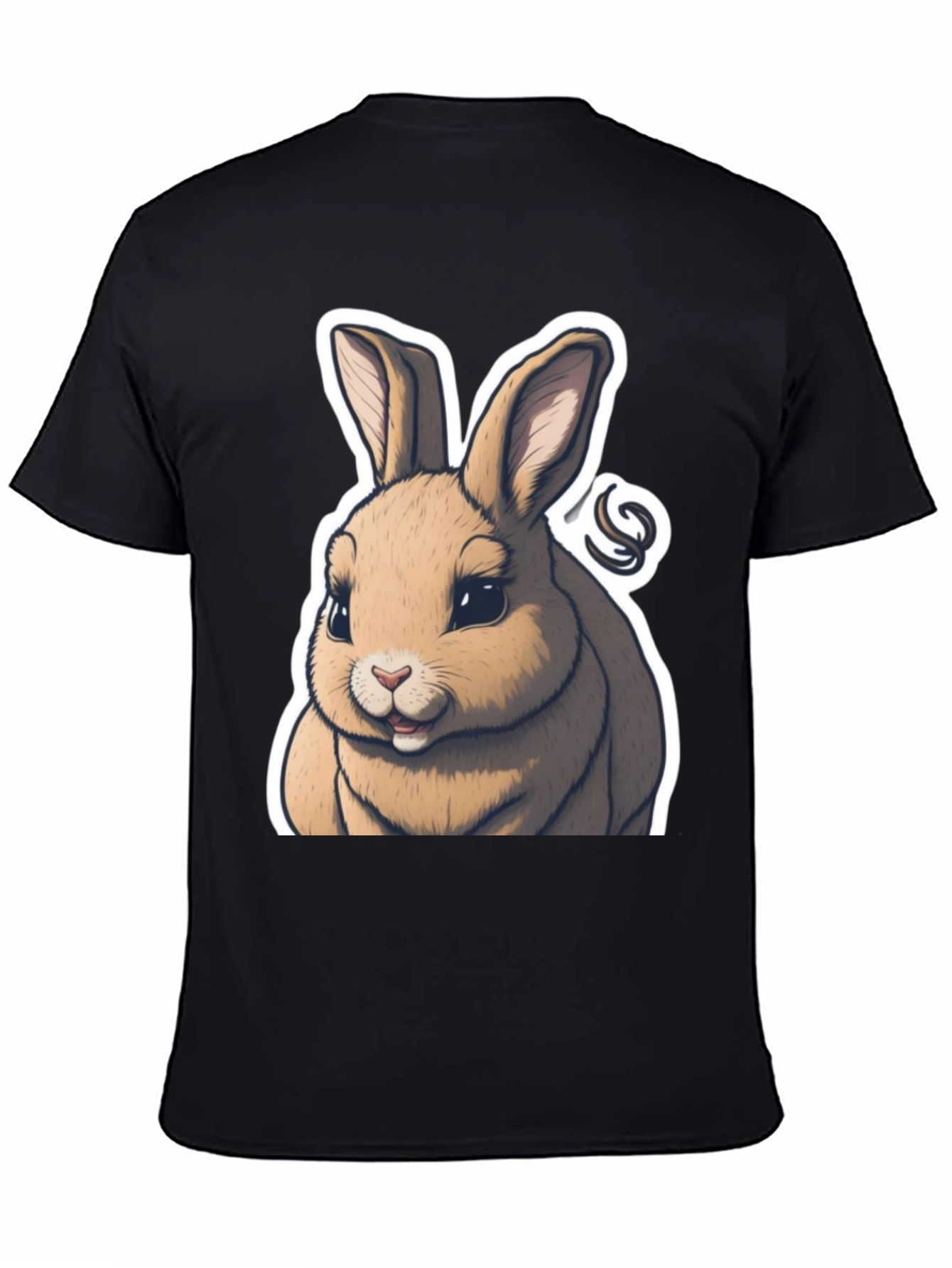 Bunny Graphic Tee - Soft Cotton Blend