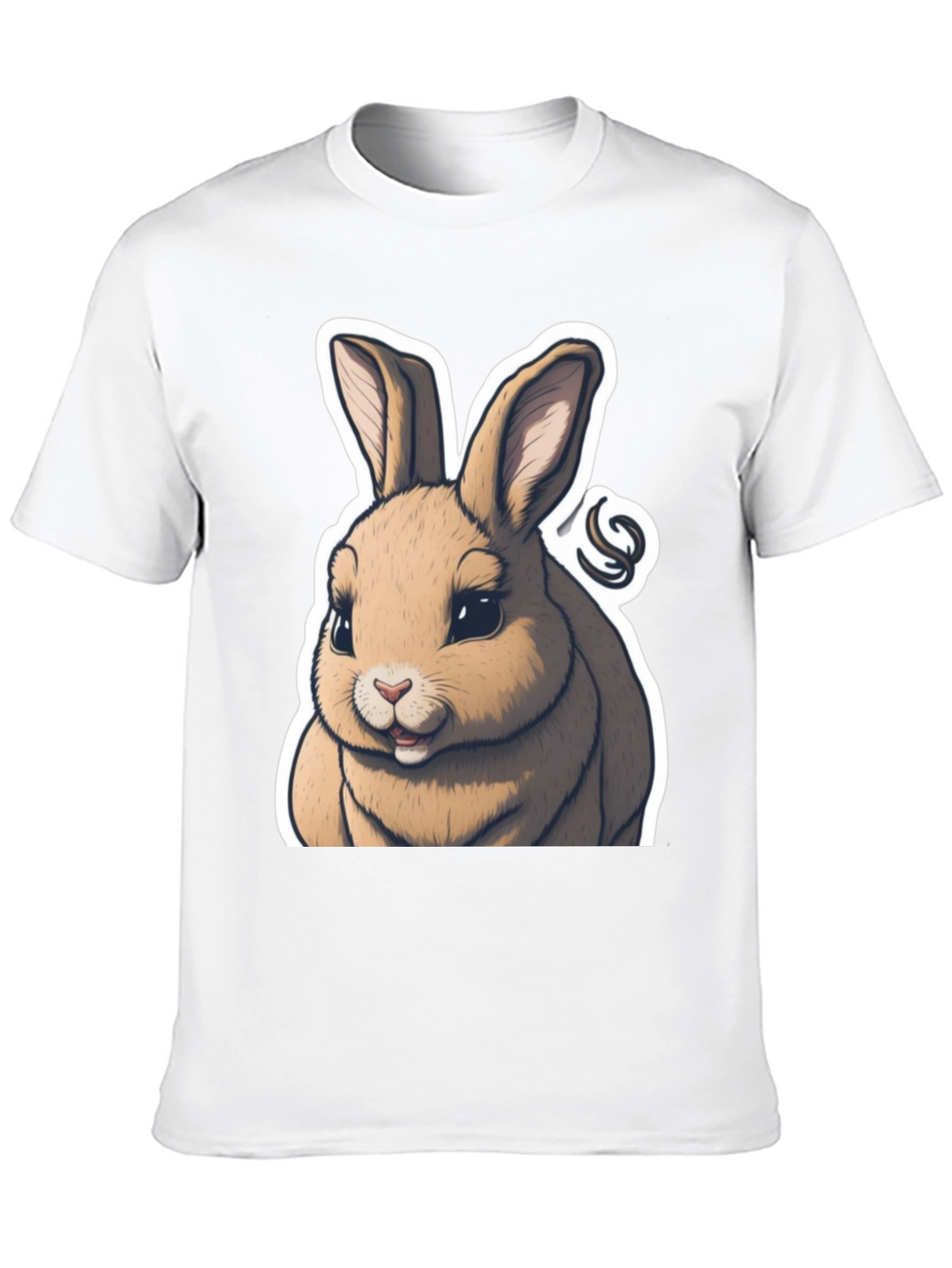 Bunny Graphic Tee - Soft Cotton Blend