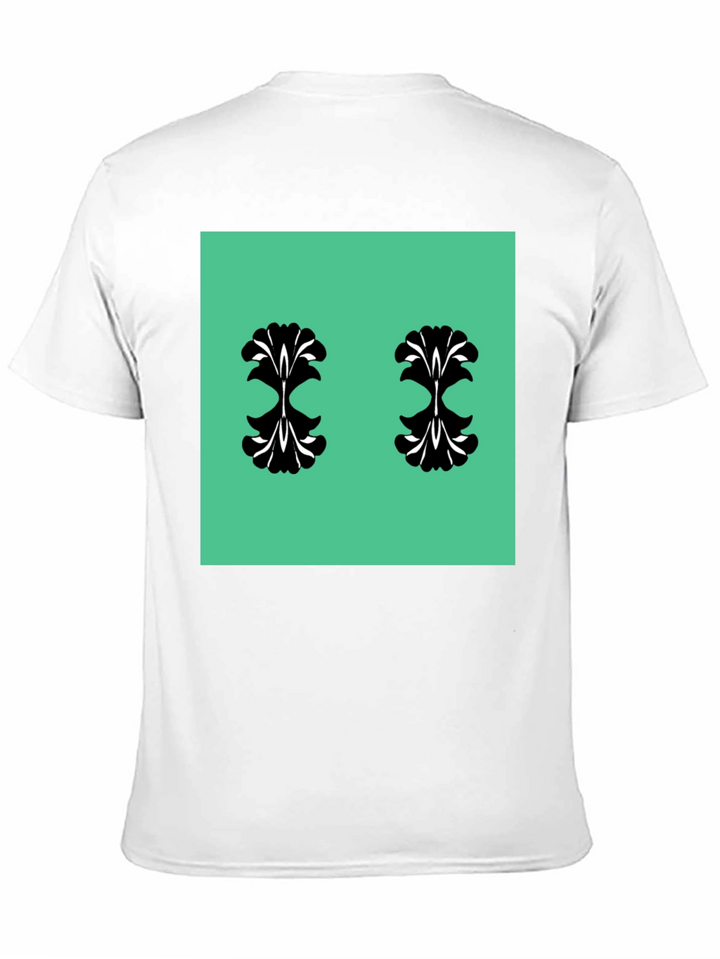Unique Pattern Black T-Shirt