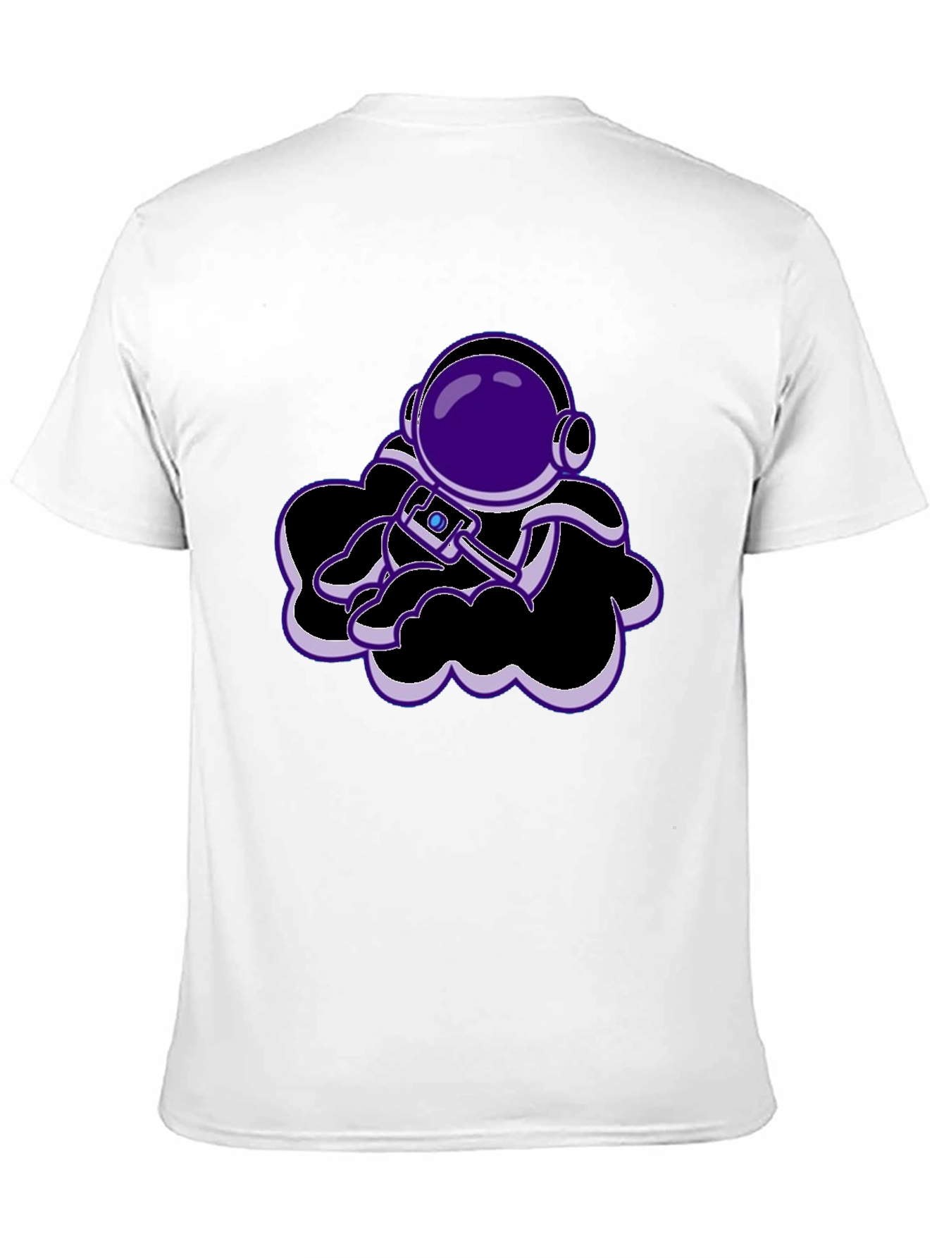 Astronaut in Clouds Graphic T-Shirt - Stylish Casual Wear