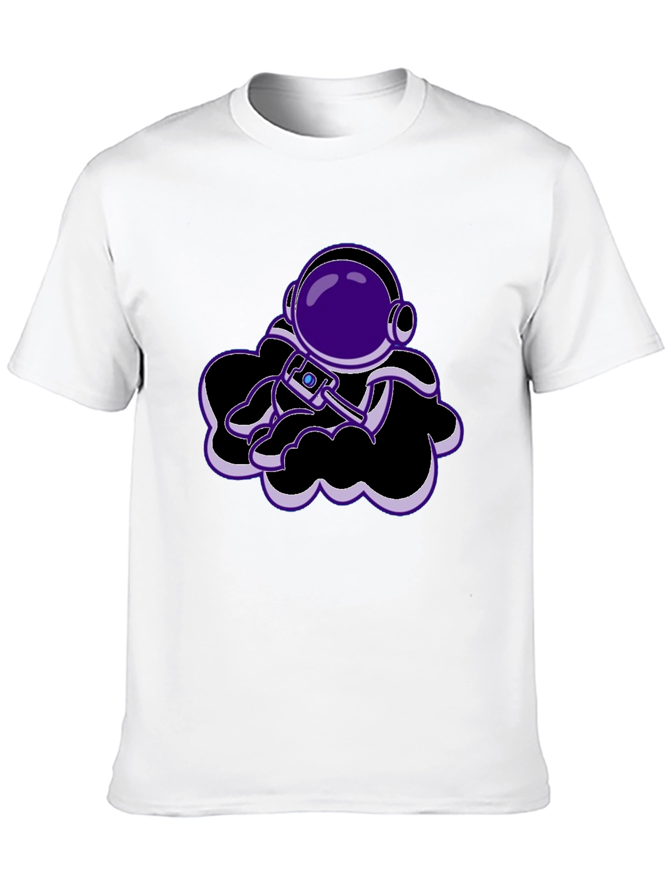 Astronaut in Clouds Graphic T-Shirt - Stylish Casual Wear
