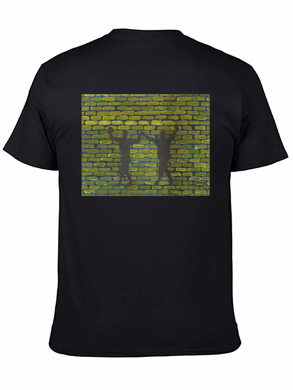 Brick Wall Dance Black T-Shirt