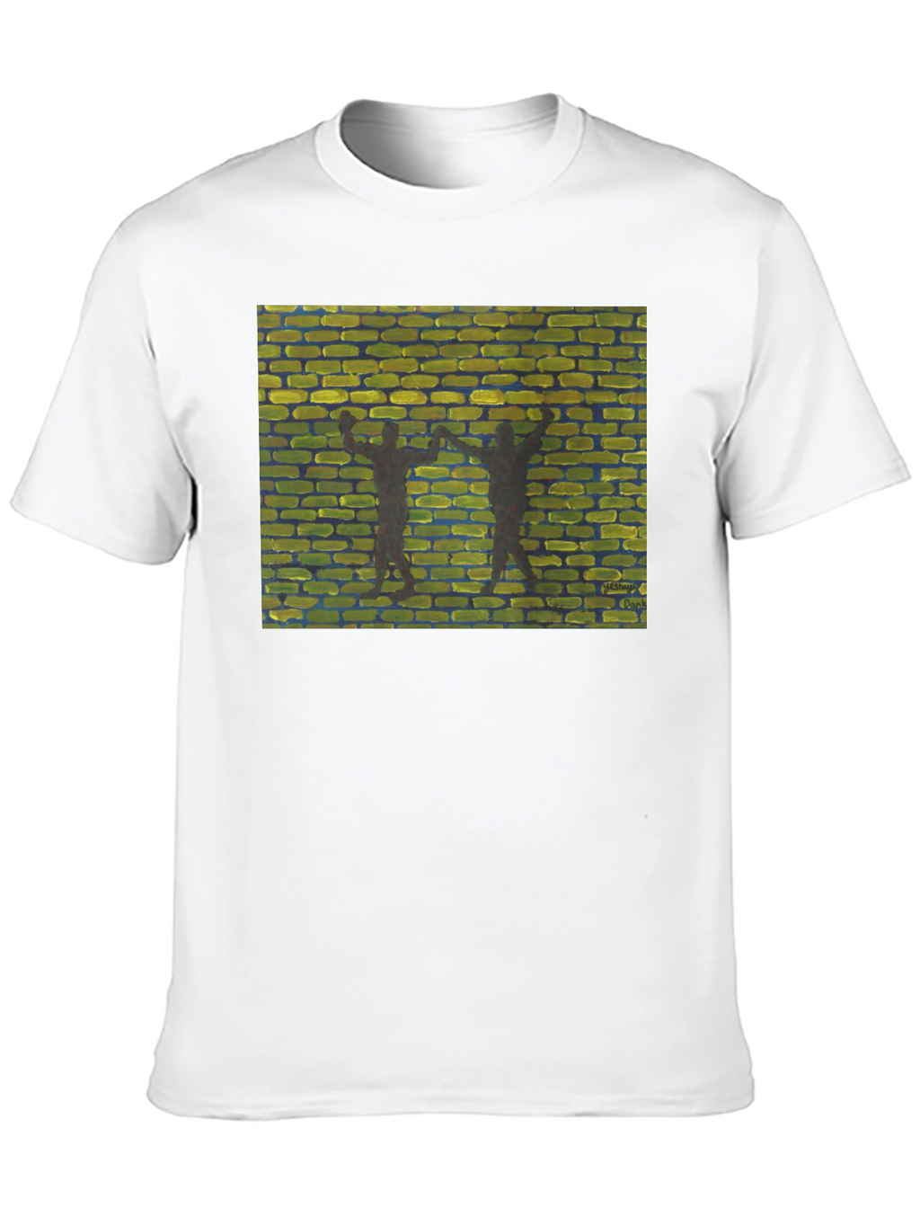 Brick Wall Dance Black T-Shirt