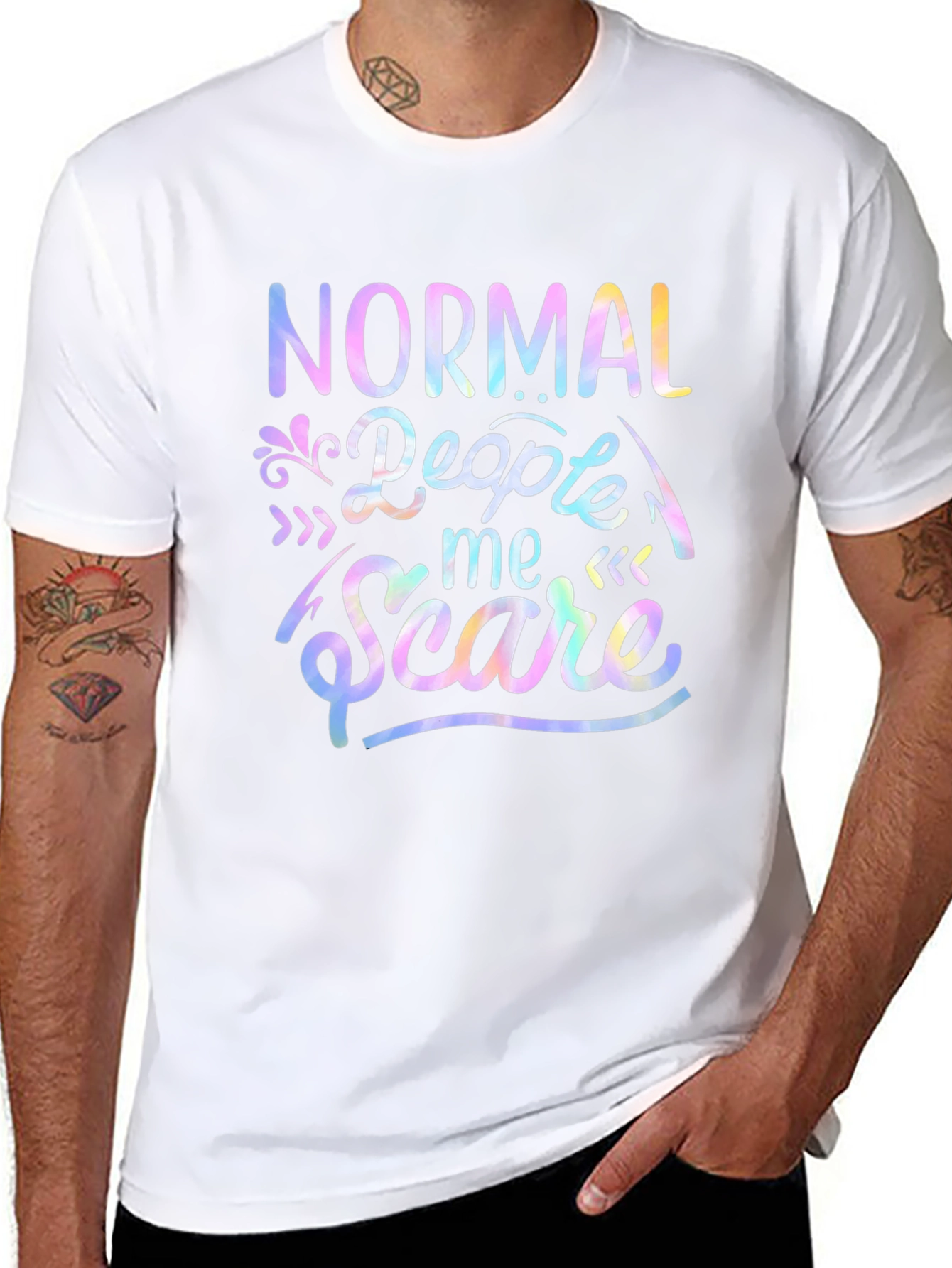 Normal People Scare Me Graphic Tee