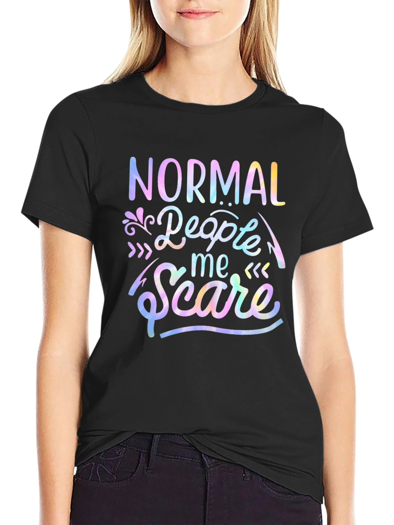 Normal People Scare Me Graphic Tee