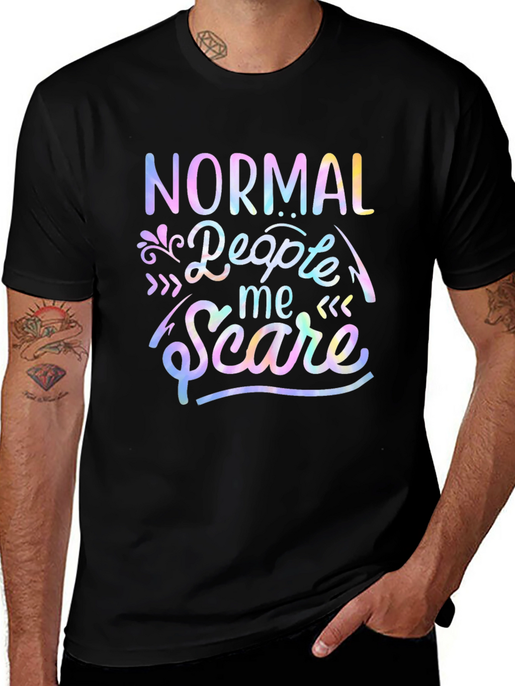 Normal People Scare Me Graphic Tee