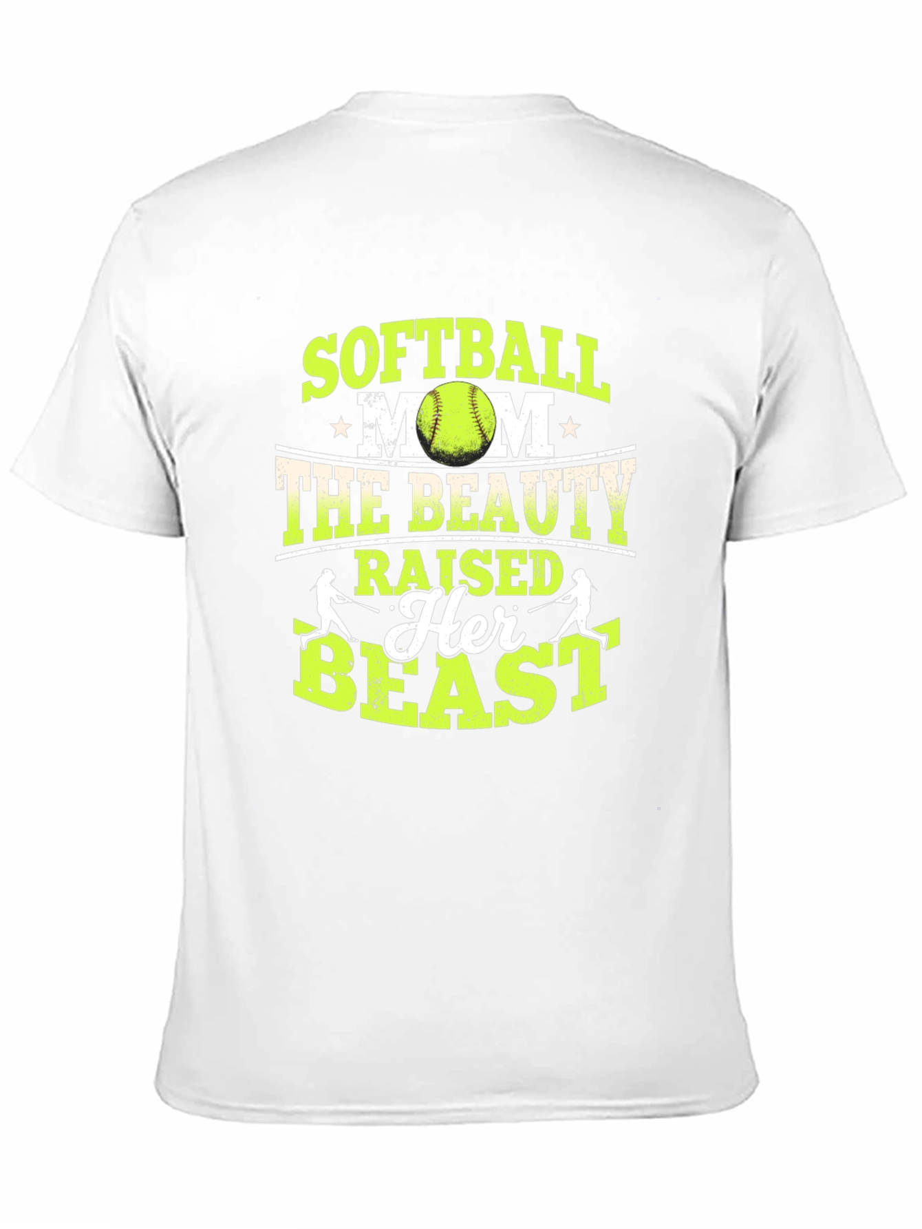 Softball Mom T-Shirt: Beauty Raised a Beast!
