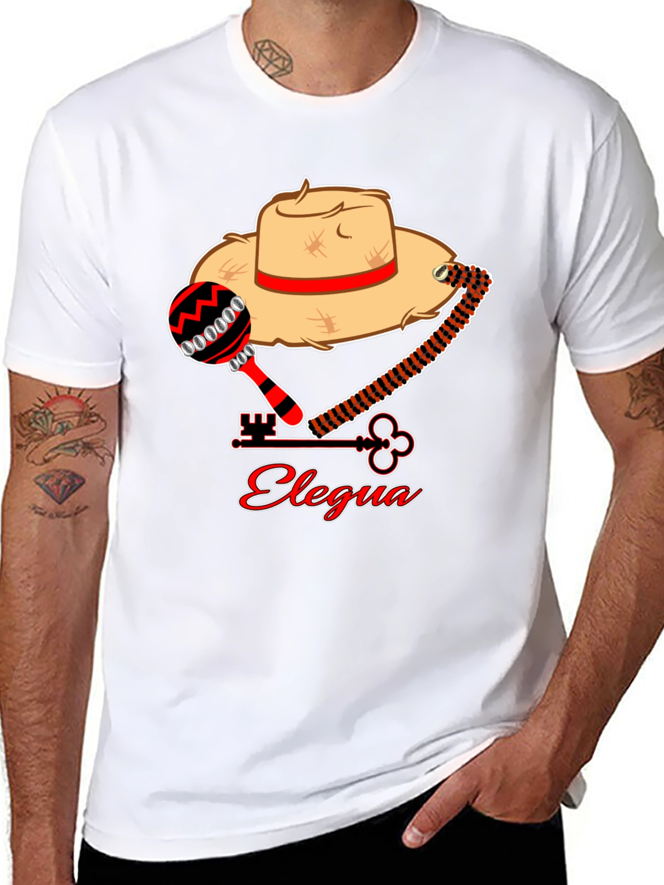 Elegua T-Shirt - Afro-Cuban Orisha Design
