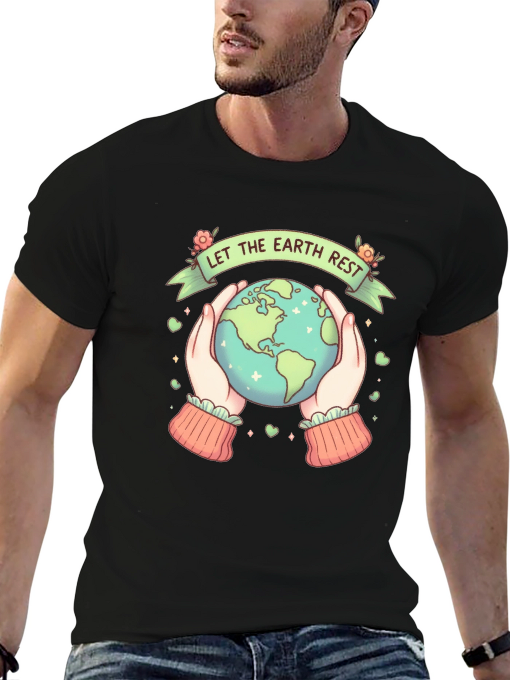 Earth Rest Graphic Tee - Eco-Friendly Apparel