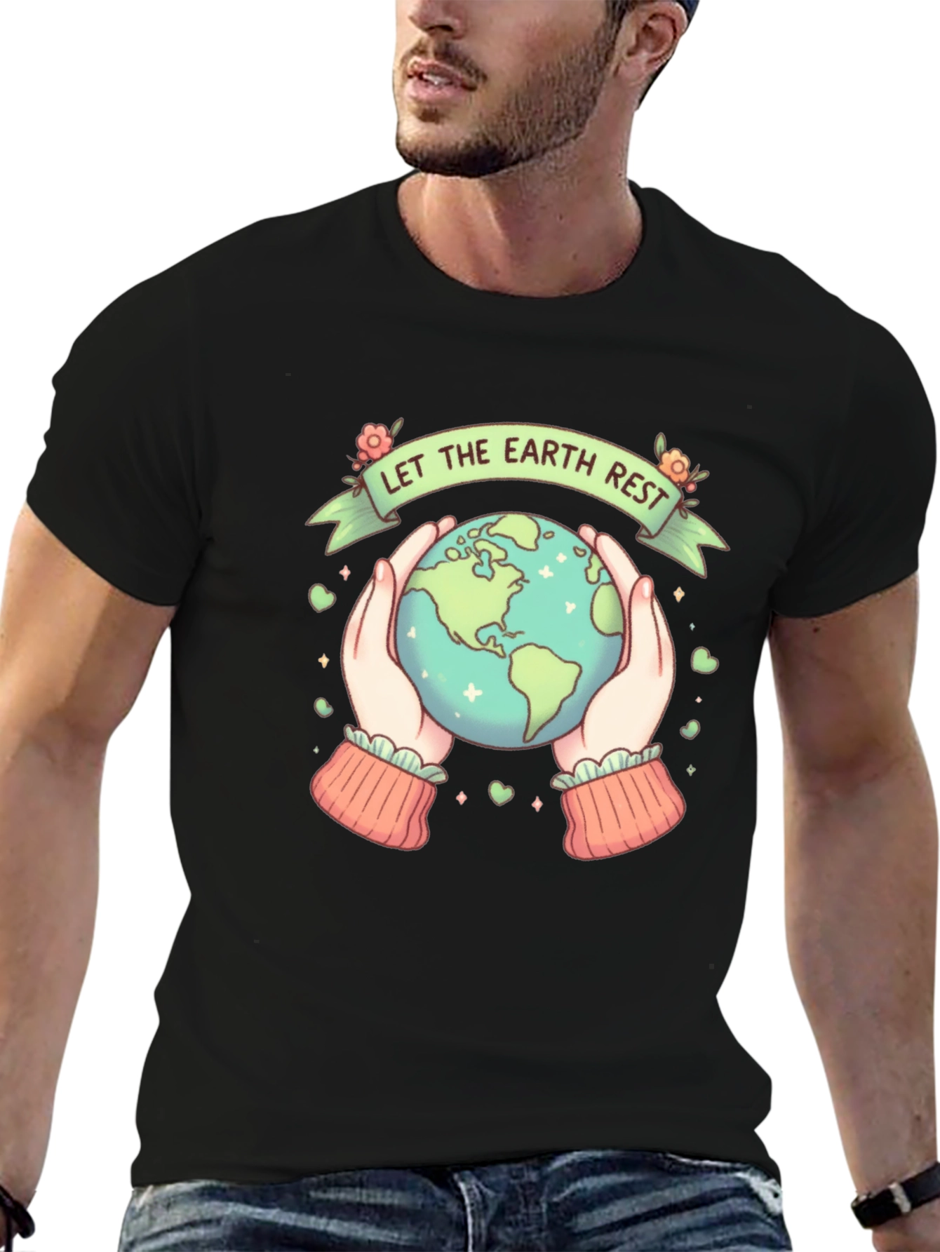 Earth Rest Graphic Tee - Eco-Friendly Apparel