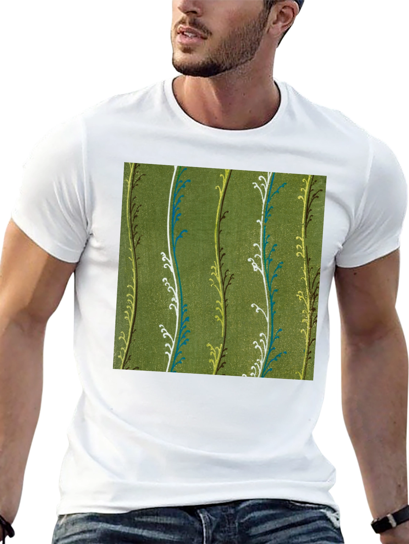 Floral Vine Pattern Tee