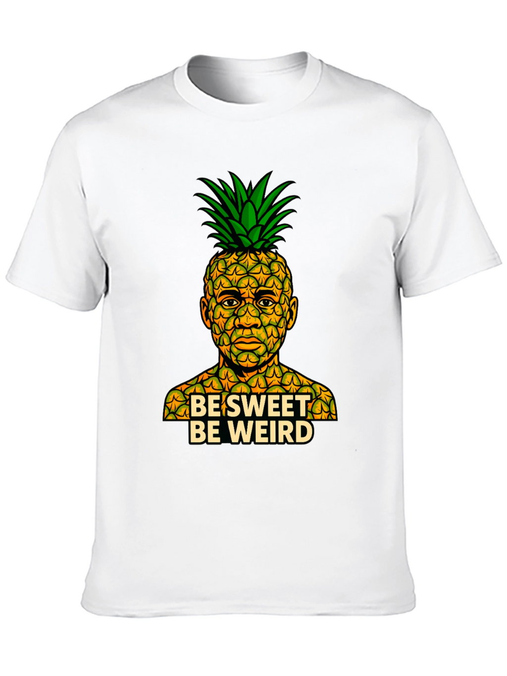 Be Sweet Be Weird Pineapple Graphic T-Shirt