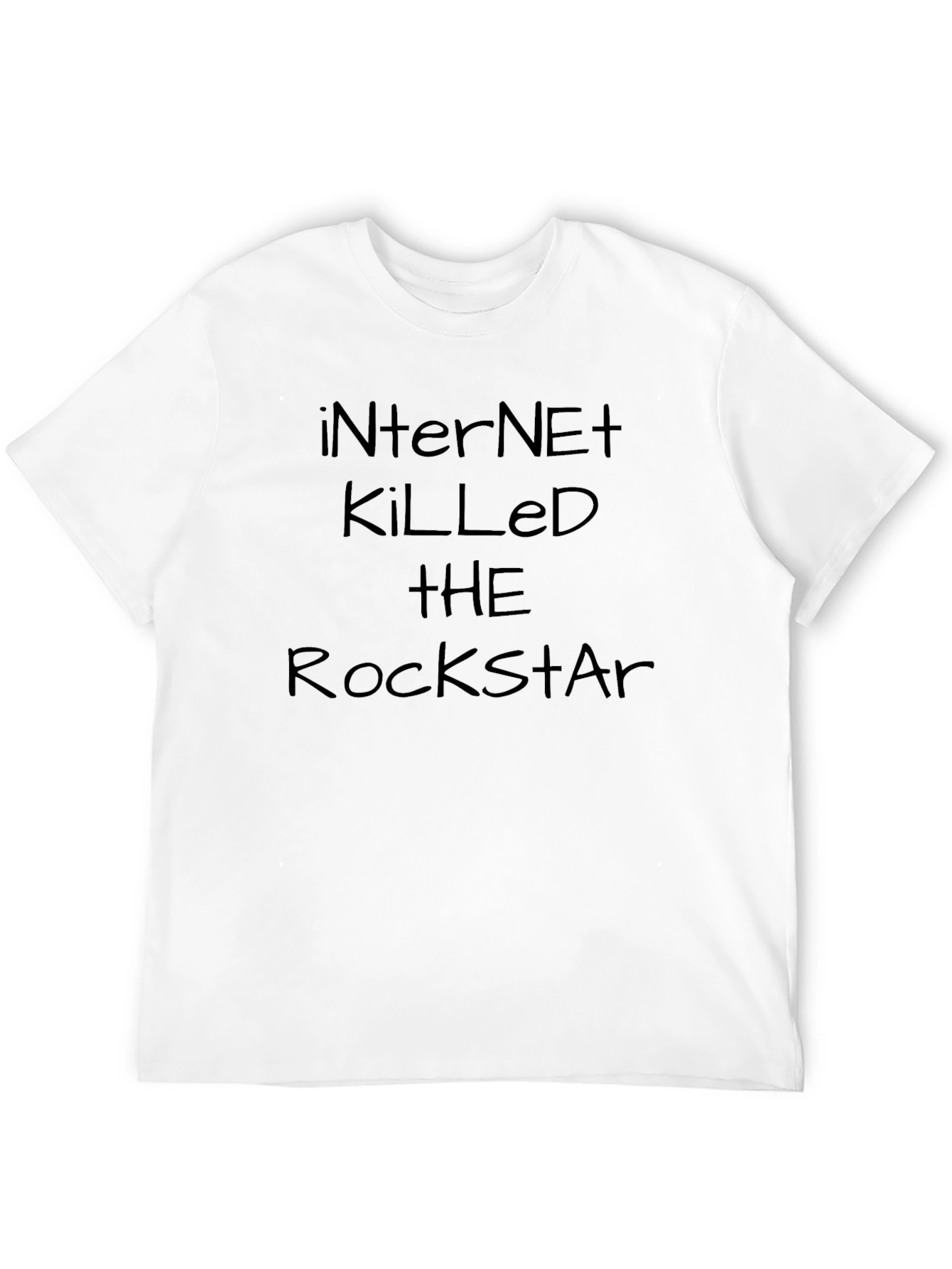 Internet Killed the Rockstar Graphic T-Shirt