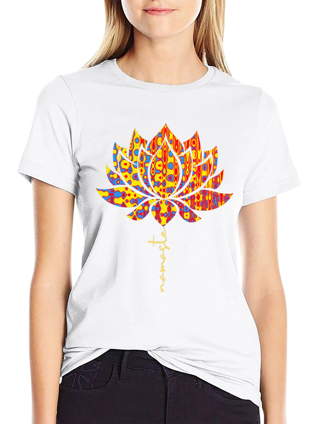 Namaste Lotus Flower Graphic Tee