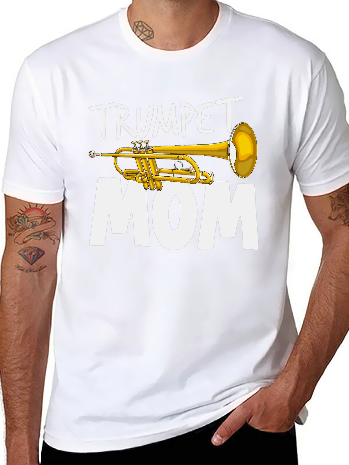 Trumpet Mom T-Shirt - Music Lover Tee