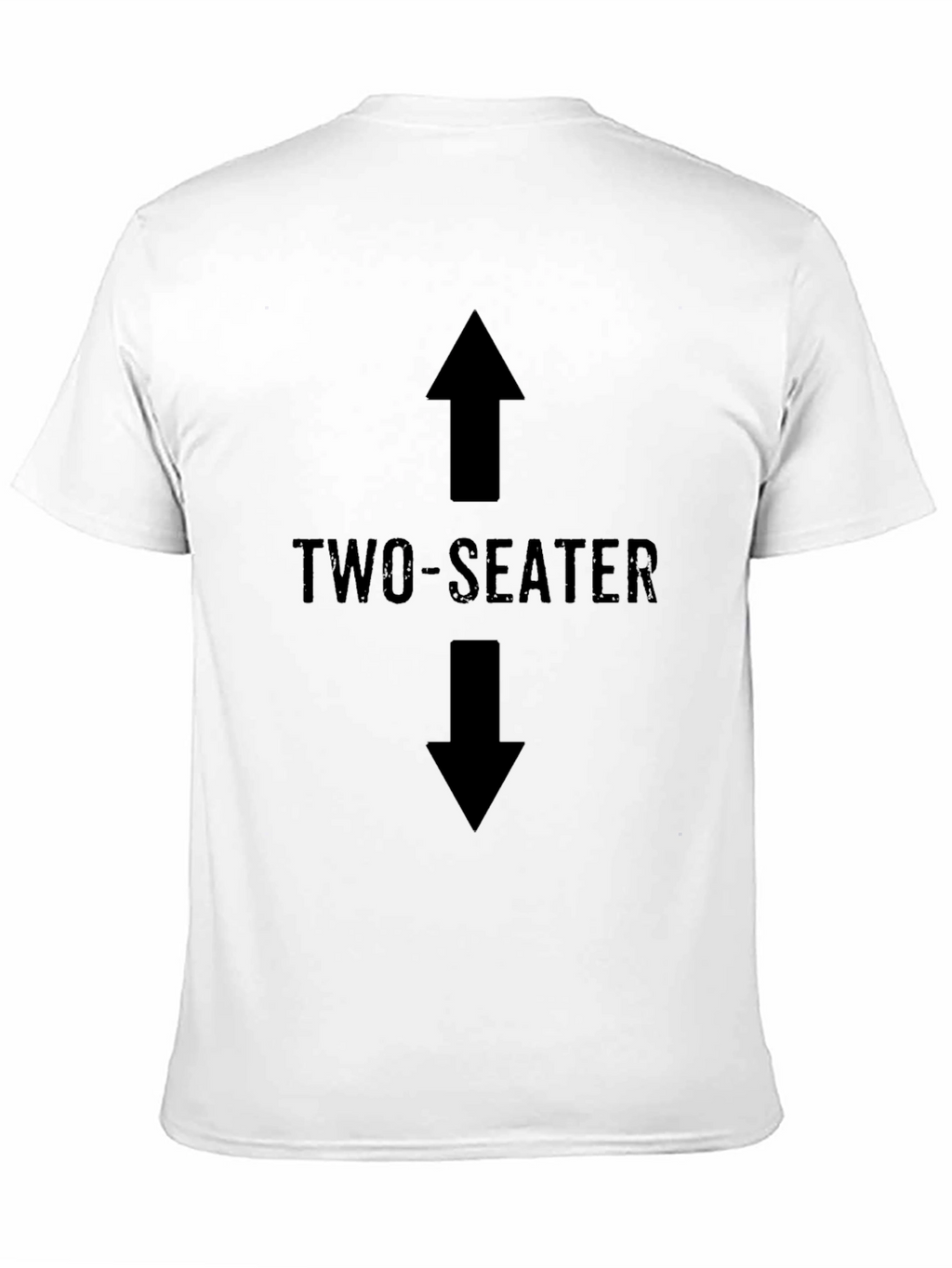Two-Seater Graphic Tee - Bold Statement Shirt