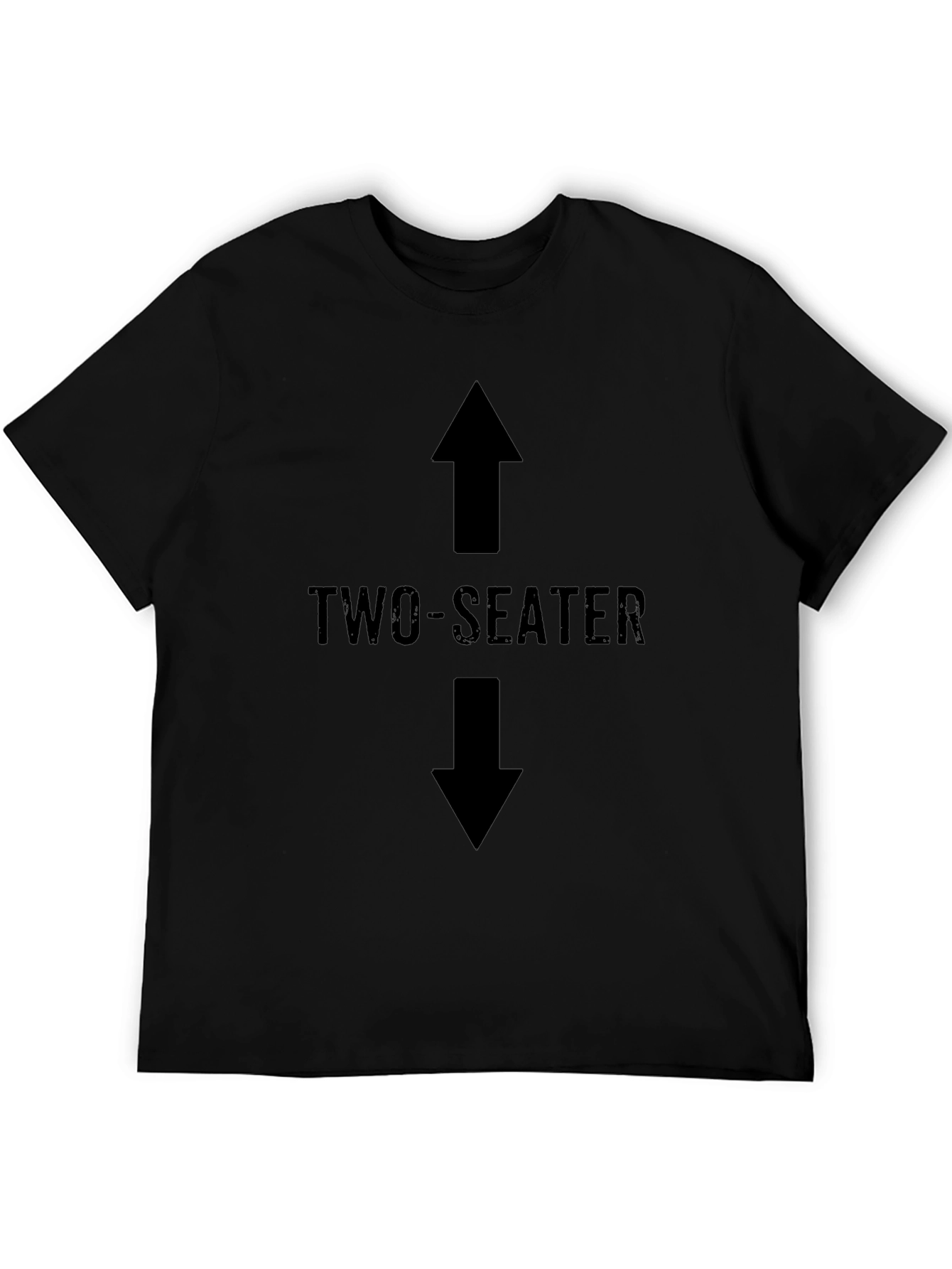 Two-Seater Graphic Tee - Bold Statement Shirt
