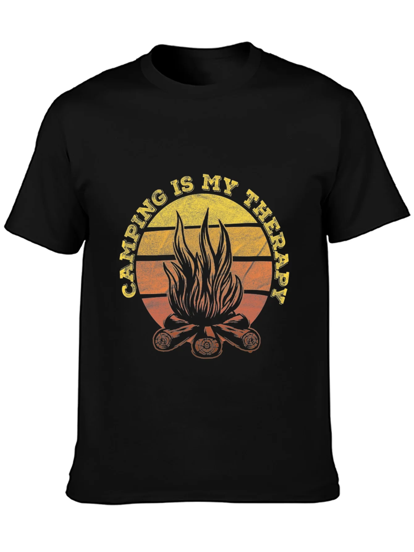 Camping Is My Therapy Graphic Tee