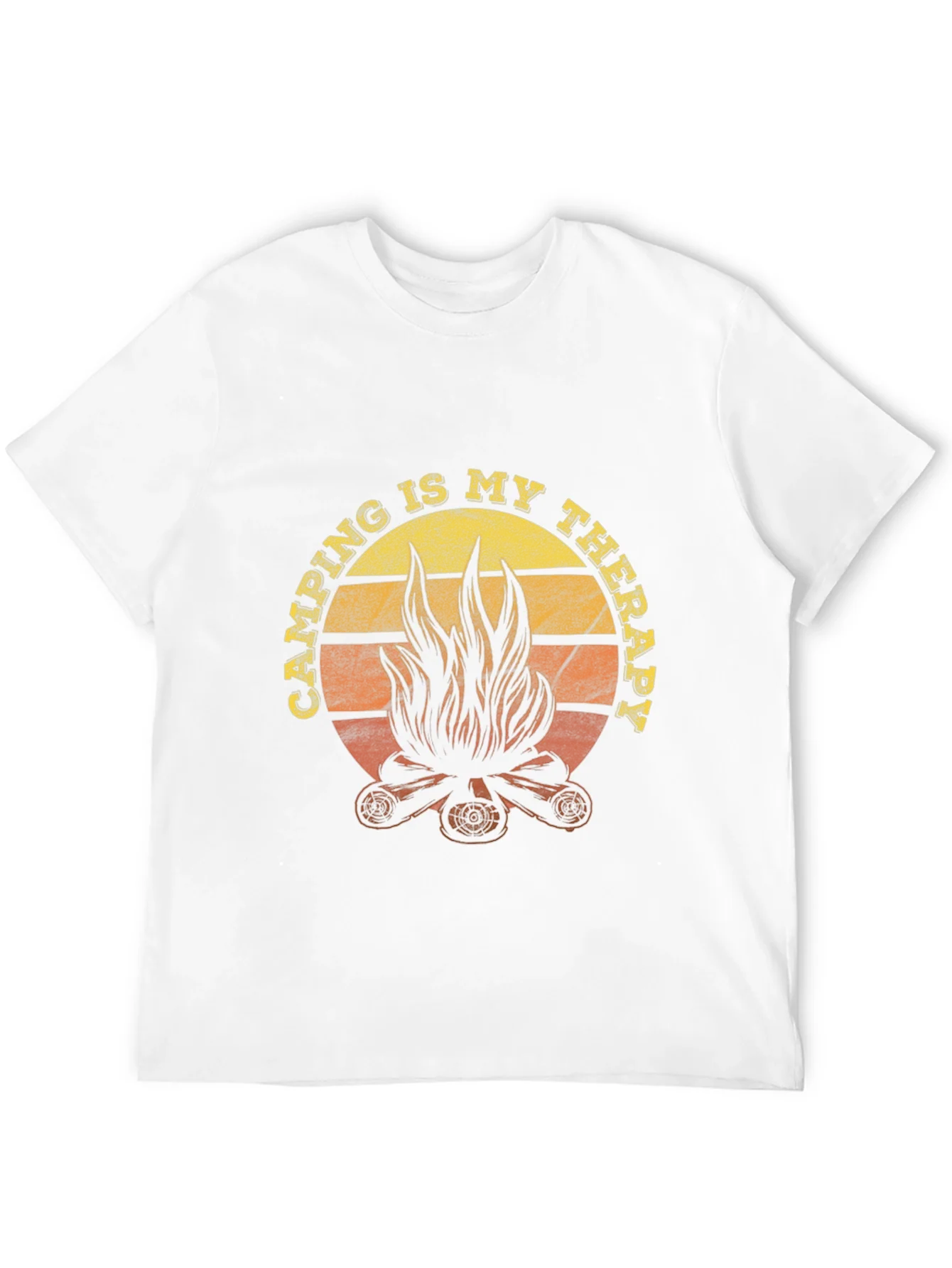 Camping Is My Therapy Graphic Tee