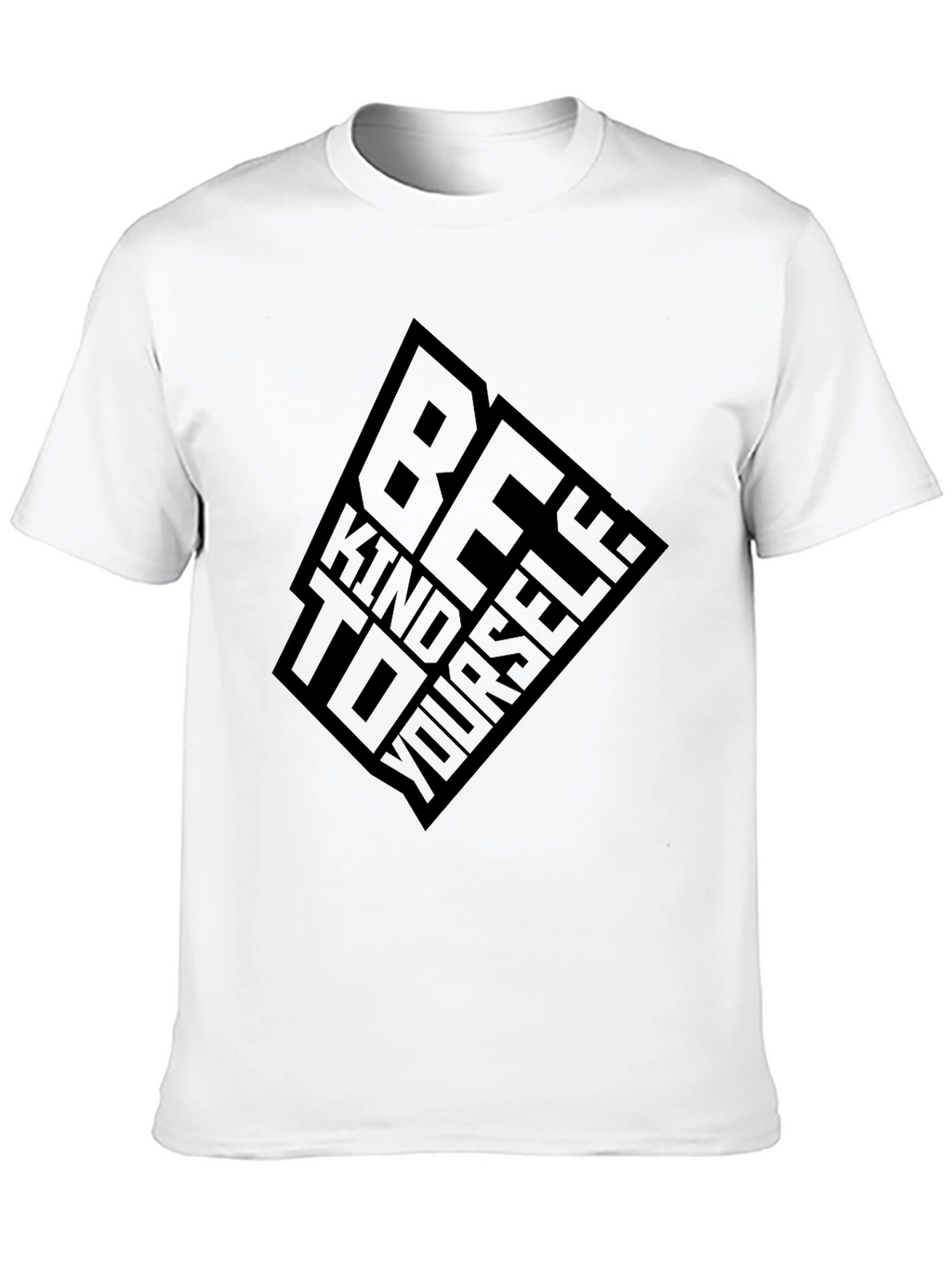 Be Kind To Yourself Black Graphic Tee