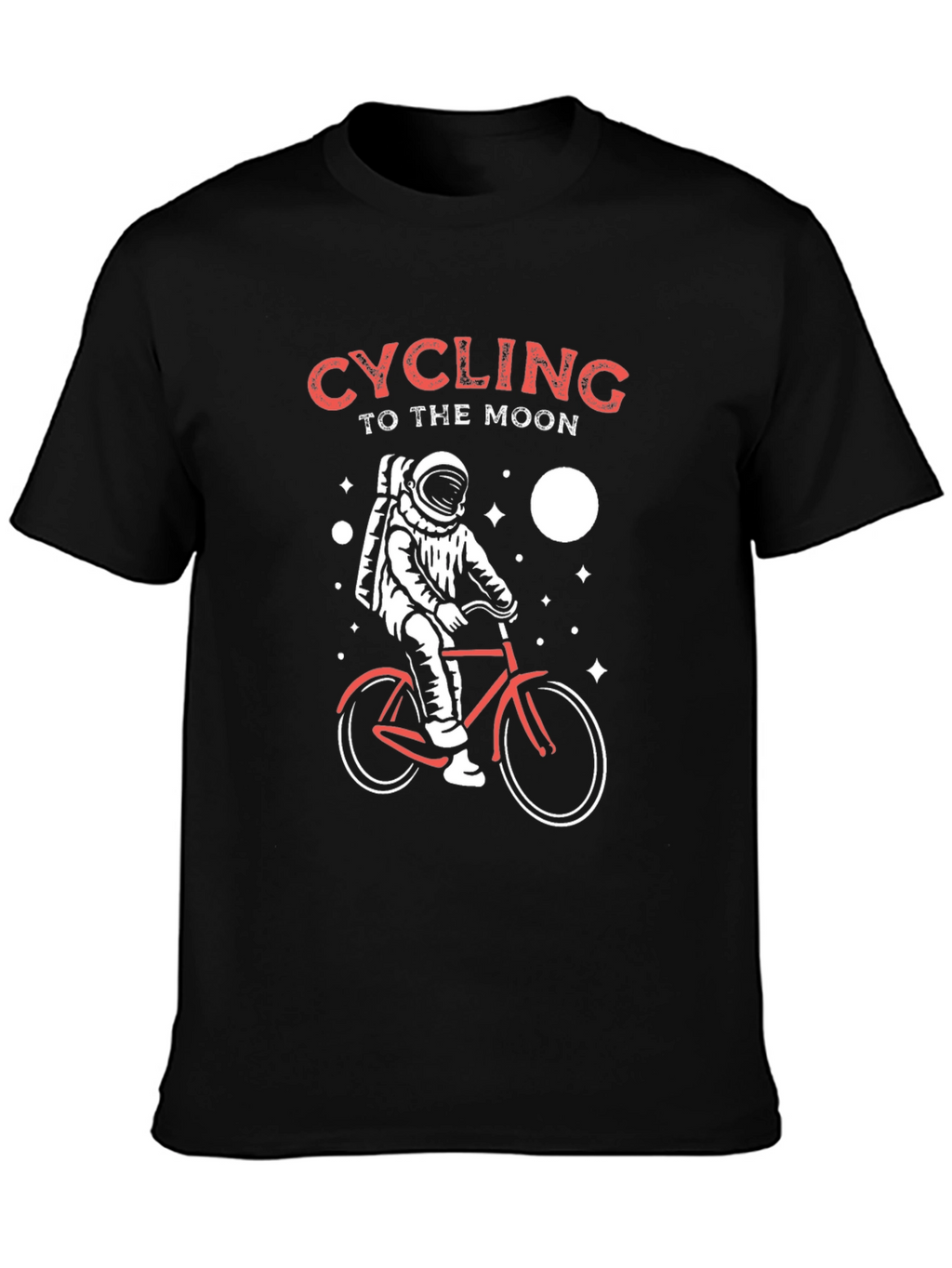 Cycling to the Moon Graphic T-Shirt