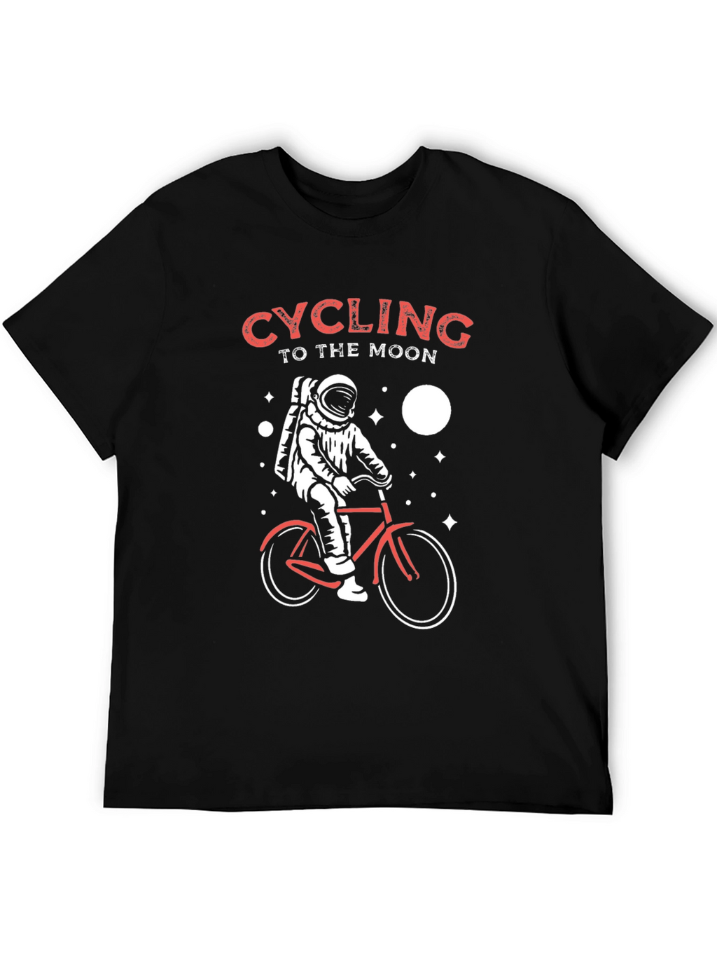 Cycling to the Moon Graphic T-Shirt