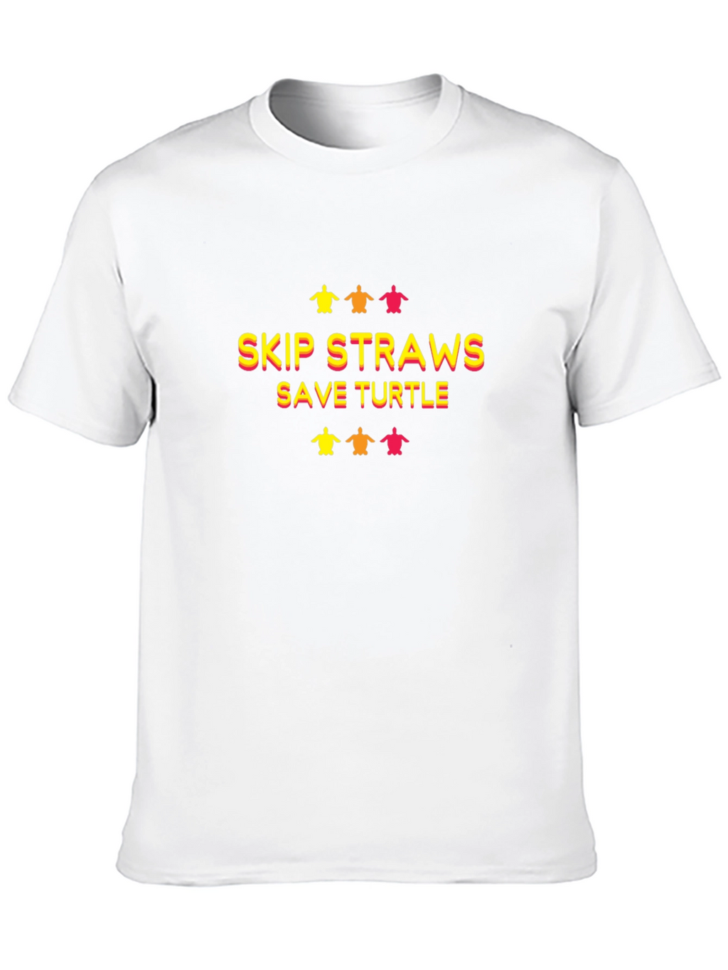 Skip Straws Save Turtles Graphic Tee