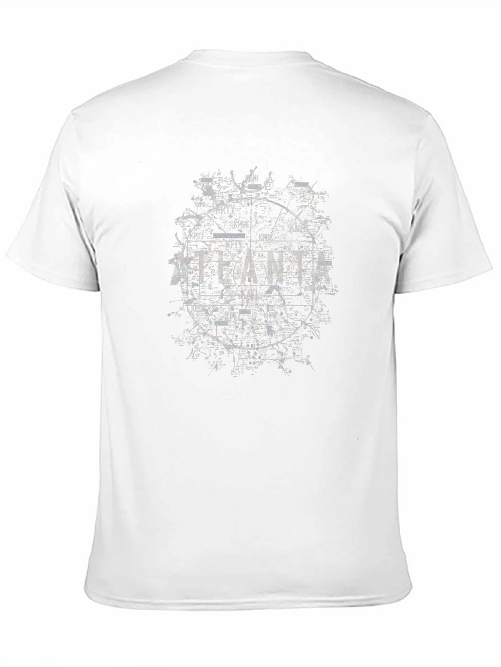 Atlanta Graphic Print Mens Black T-Shirt