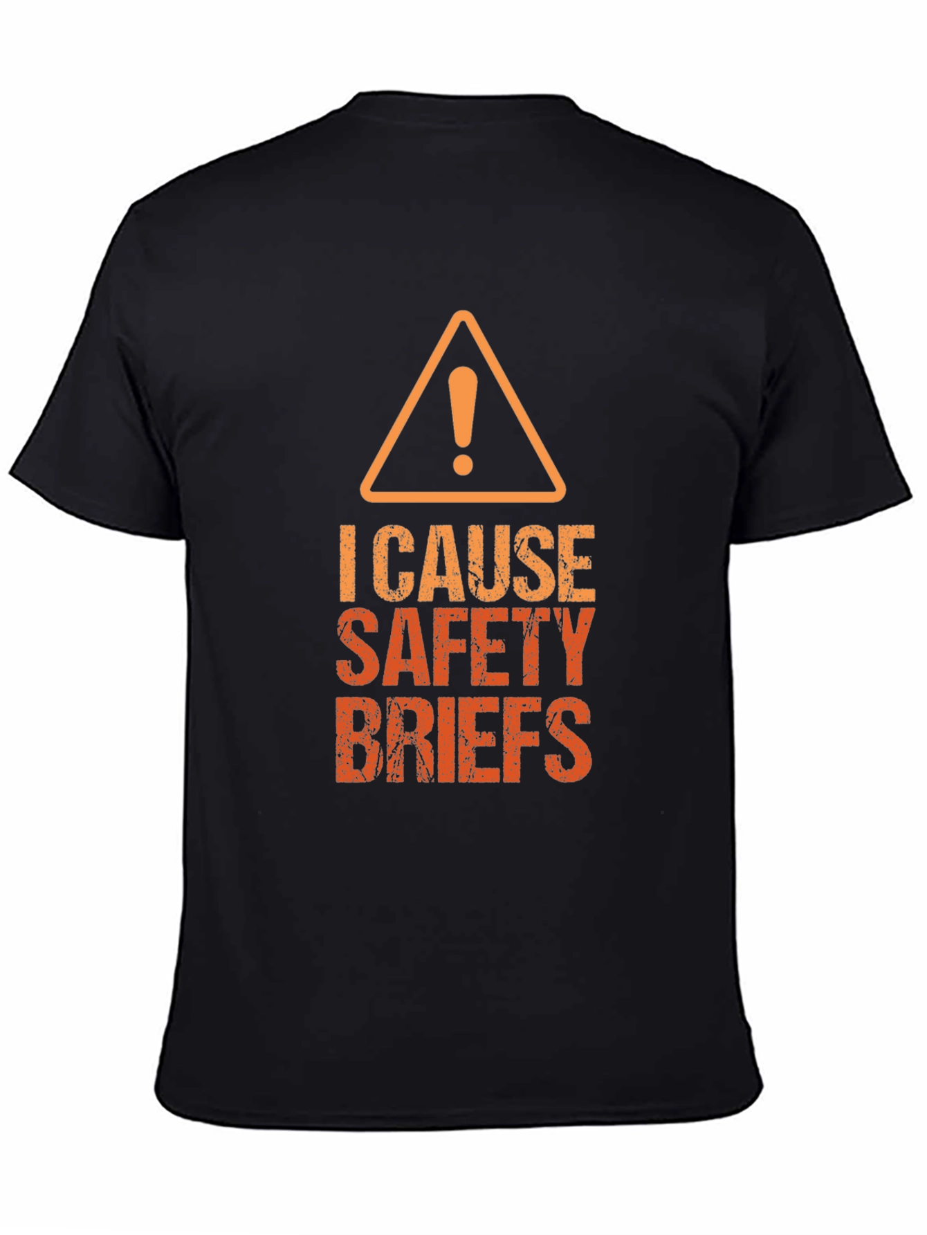 I Cause Safety Briefs Graphic Tee - Black