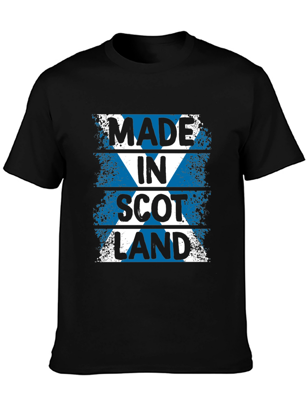 Made In Scotland T-Shirt Scottish Flag