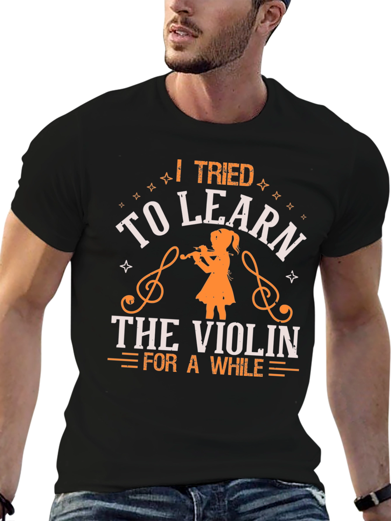 I Tried to Learn the Violin T-Shirt Musician Tee